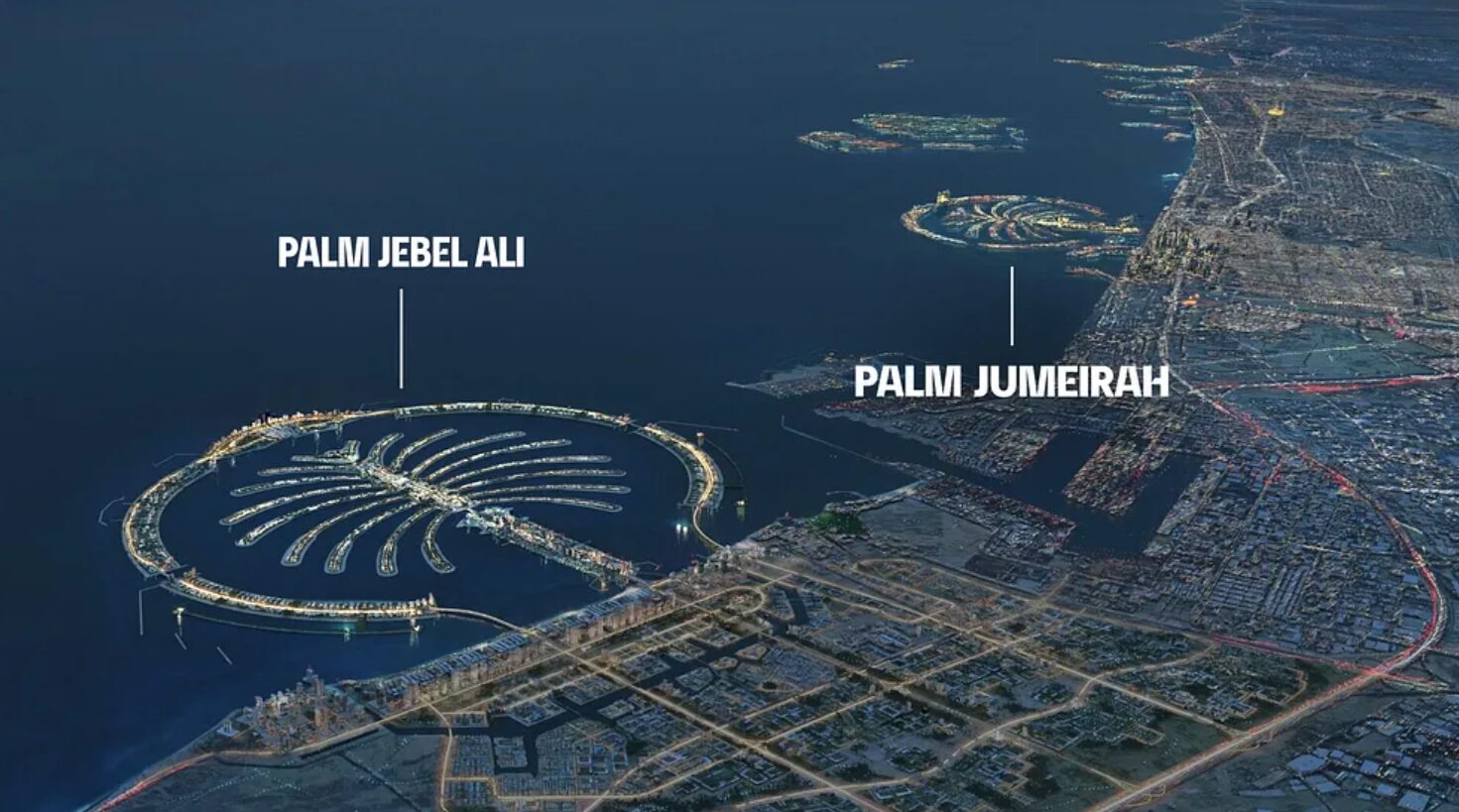 Palm Jebel Ali or Palm Jumeirah